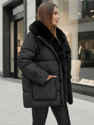 Geacă de femei neagra OZONEE JS/16M9185/392Z