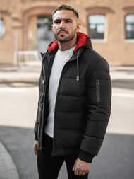 Geacă bărbați neagră OZONEE JS/31M5003Z