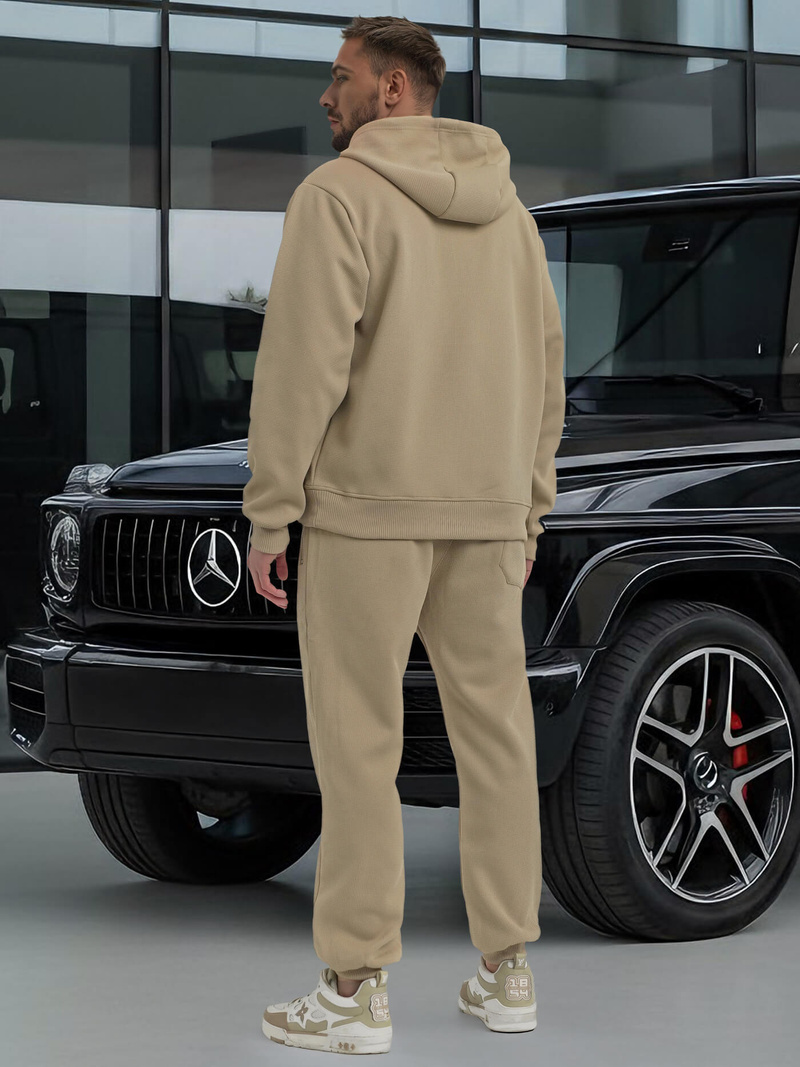 Compleu sport bărbaţi bej OZONEE O/3C582AB