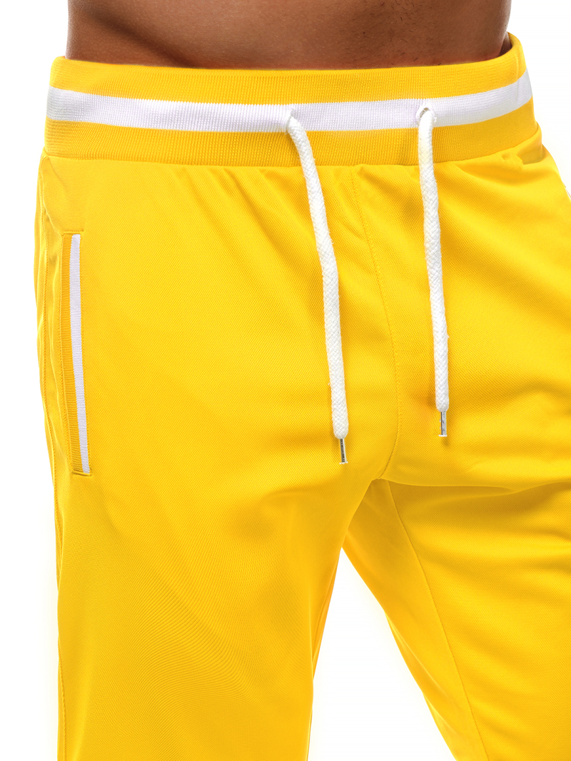 Pantaloni de trening bărbaţi galben OZONEE A/2134