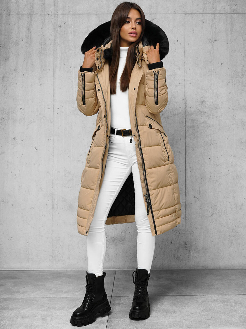 Geacă de femei bej OZONEE O/W377