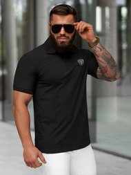 Tricou polo bărbați negru OZONEE NB/MT3121