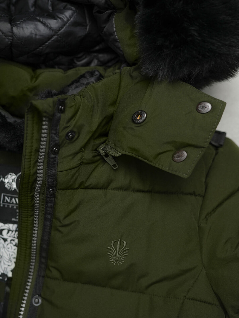 Geacă de femei kaki OZONEE O/W377Z