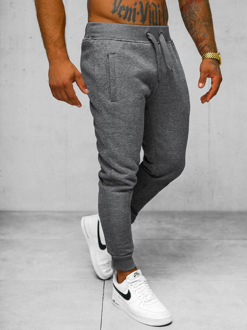 Pantaloni de trening bărbaţi antracit OZONEE JS/XW01Z
