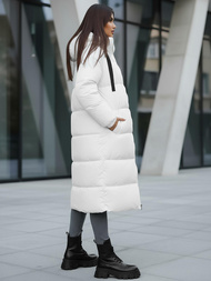 Geacă de femei alb OZONEE JS/5M3163/281Z