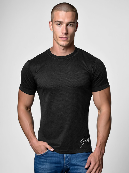 Tricou bărbați negru OZONEE O/L1192Z