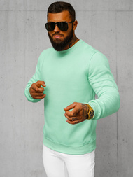 Hanorac bărbați verde-mentă OZONEE JS/2001-10Z