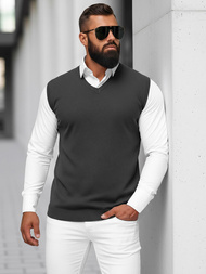 Pulover bărbați antracit OZONEE NB/MM6005/3Z