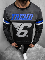 Hanorac bărbați neagră OZONEE JS/DD752Z