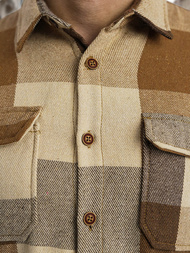 Cămașă bărbați camel OZONEE NB/MC728KZ