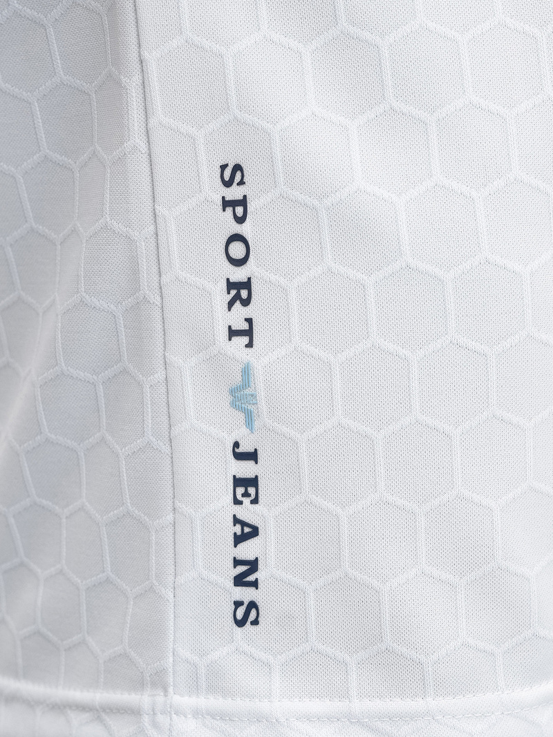 Tricou polo bărbați alb OZONEE O/QQ922