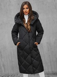 Geacă de femei neagra OZONEE JS/5M3173/392