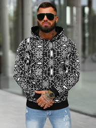 Hanorac bărbați negru OZONEE JS/8B1236/3