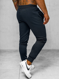 Pantaloni de trening bărbaţi albastru marin OZONEE JS/XW01Z