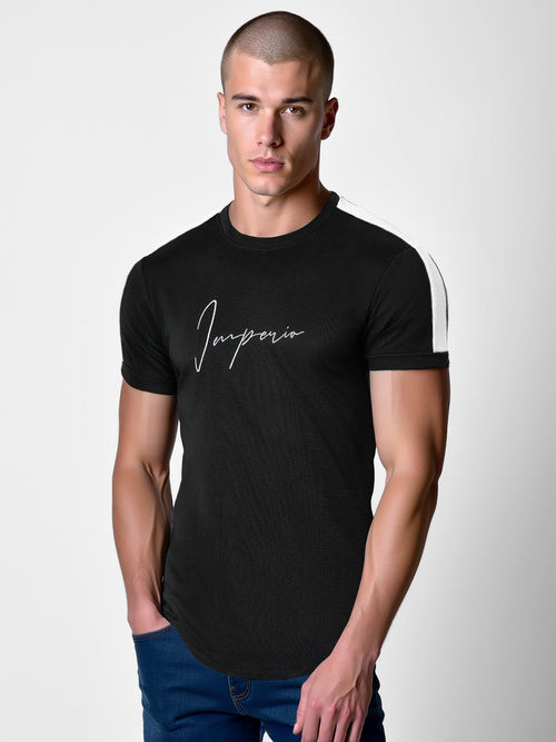 Tricou bărbați negru OZONEE O/P1180Z