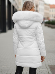 Geacă de femei alb OZONEE JS/16M9099/281Z