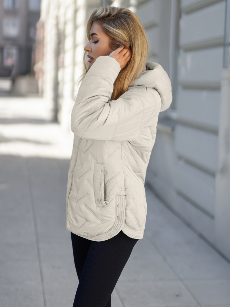 Geacă de femei bej OZONEE JS/16M9300/280