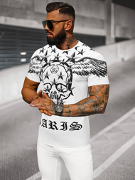 Tricou bărbați alb OZONEE NB/MT3053Z