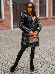 Geacă de femei neagra OZONEE JS/5M3189/392Z