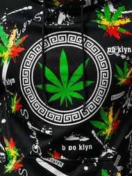 Hanorac bărbați negru OZONEE O/B269Z