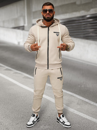 Compleu sport bărbaţi bej OZONEE O/LN11760