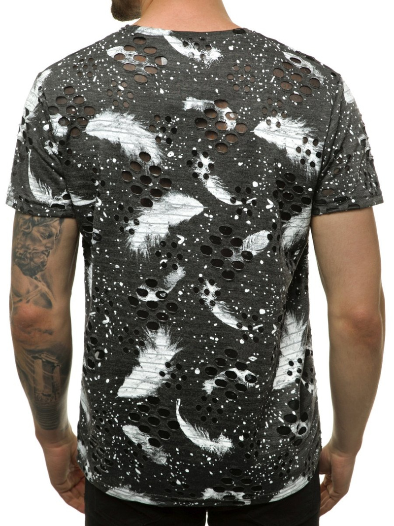 Tricou bărbați antracit OZONEE JS/KS2111