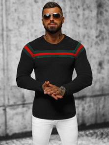 Pulover bărbați negru OZONEE L/2457Z