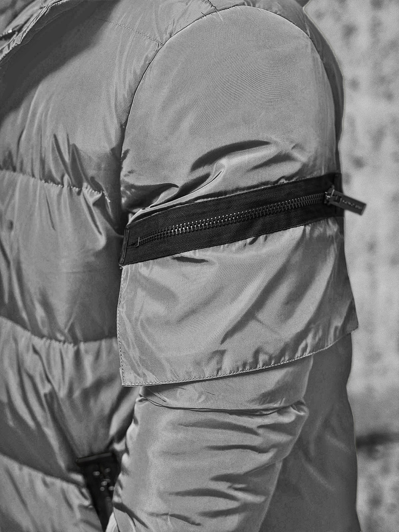 Geacă bărbați gri OZONEE O/M799