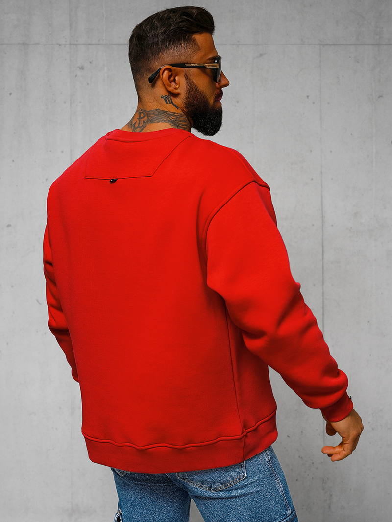 Bluză bărbați roșie OZONEE O/SWE23055