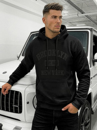 Hanorac bărbați negru OZONEE JS/8B1969/3