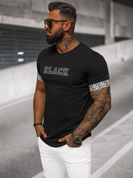 Tricou bărbați negru OZONEE O/T7571