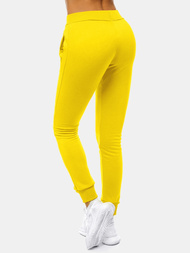 Pantaloni de training femei galben OZONEE JS/CK01