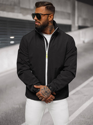 Jachetă softshell bărbați neagră OZONEE JS/5M3105/392Z