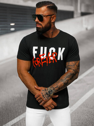 Tricou bărbați negru OZONEE O/T1267/3