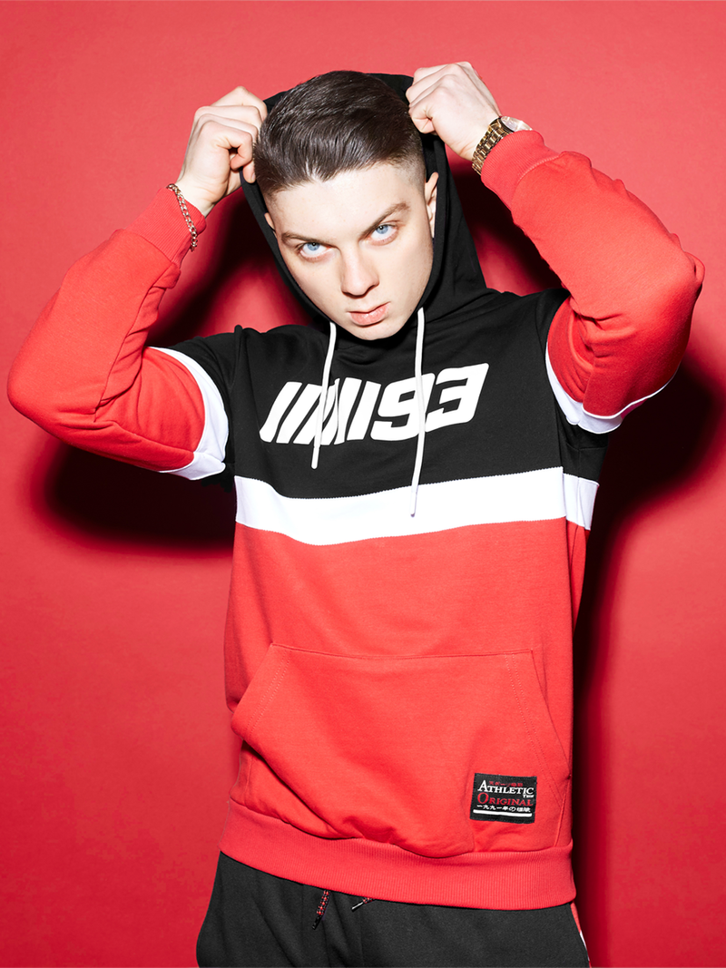 Hanorac bărbați roșie OZONEE A/0963Z