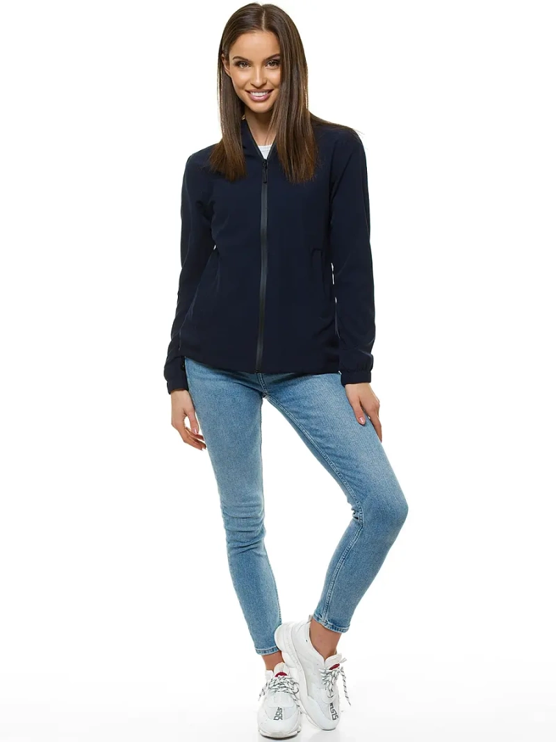 Jachetă femei albastru marin OZONEE JS/HH036/4