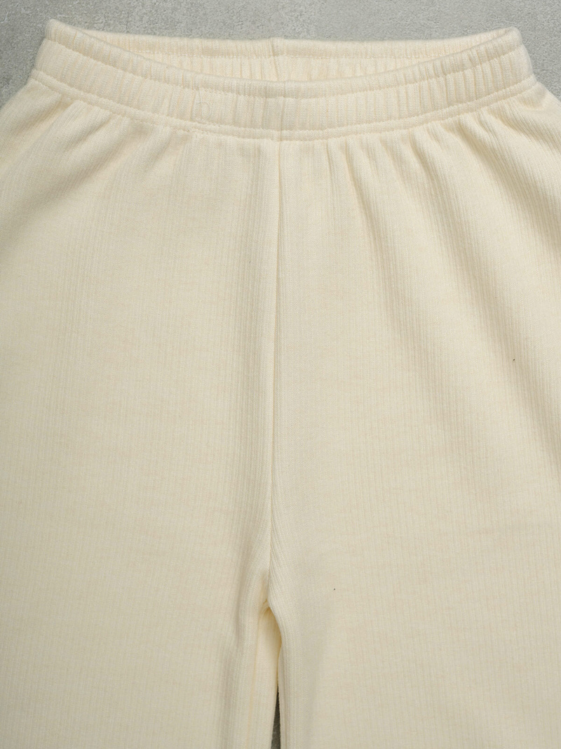 Pantaloni de dama écru OZONEE JS/92K526/155