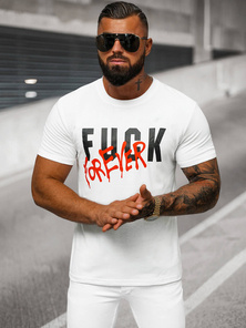 Tricou bărbați alb OZONEE O/T1267/1