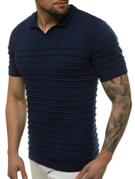 Pulover bărbați albastru albastru marin OZONEE L/2318