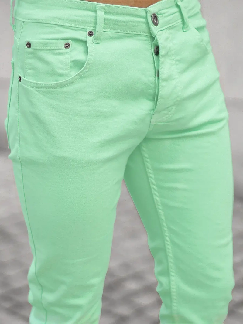 Blugi Bărbaţi Verde-Mentă OZONEE E/5388/03