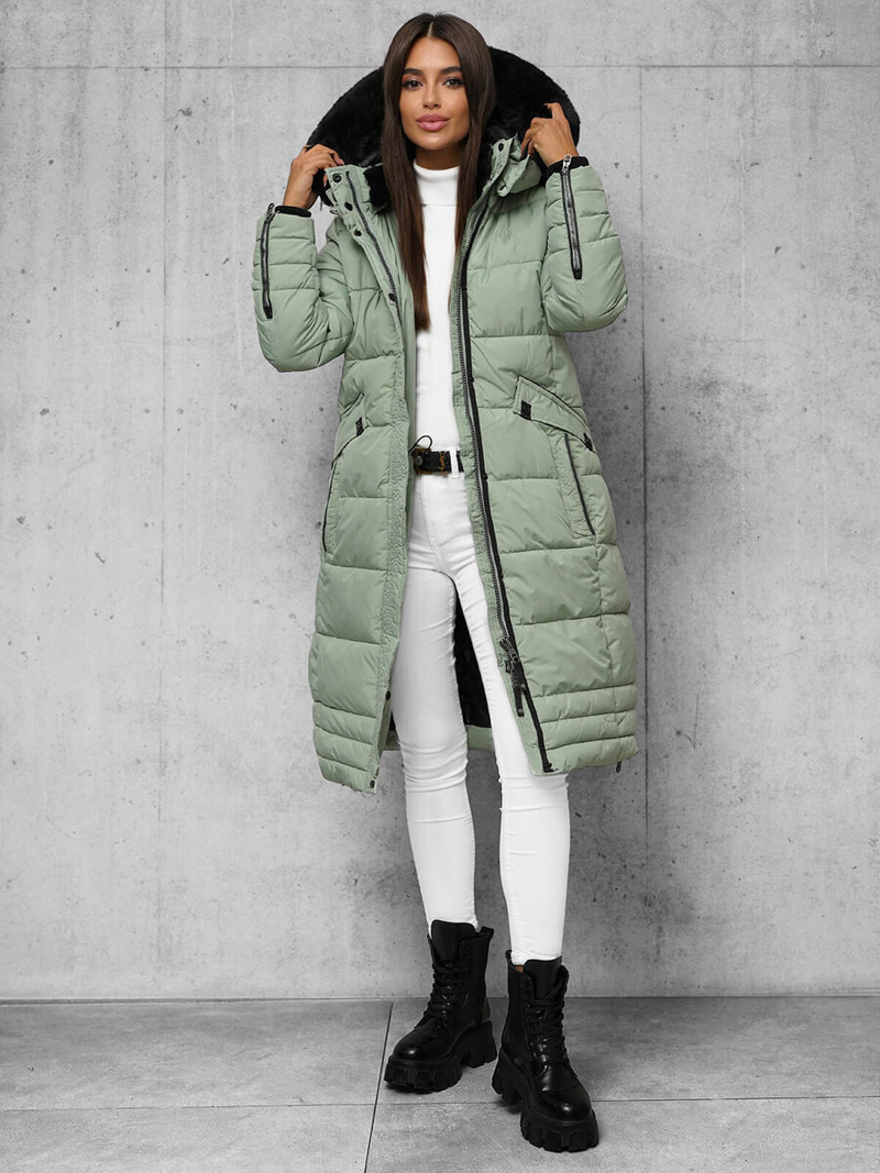 Geacă de femei verde-mentă OZONEE O/W377