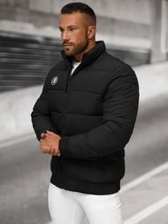 Geacă de iarnă parka bărbați neagră OZONEE JS/31M5026/392