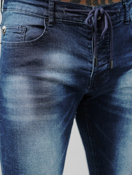 Blugi bărbaţi albaștri închis OZONEE NB/MP0021BSZ