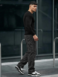 Blugi bărbaţi antracit OZONEE O/KK2828/5Z