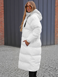 Geacă de femei alb OZONEE JS/5M3163/281Z