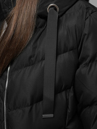 Geacă de femei neagra OZONEE JS/M736/392