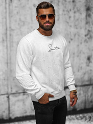 Bluză bărbați albă OZONEE JS/3B576