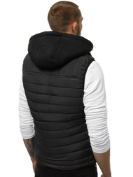 Vestă bărbați neagră OZONEE N/6102Z