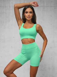 Trening din două piese damă verde-mentă OZONEE O/SY2324