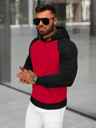 Hanorac bărbați roșie OZONEE JS/8B157/18